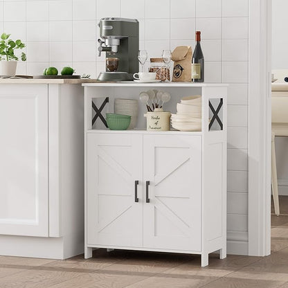 Homhedy Farmhouse Bathroom Storage Cabinet - Image 7