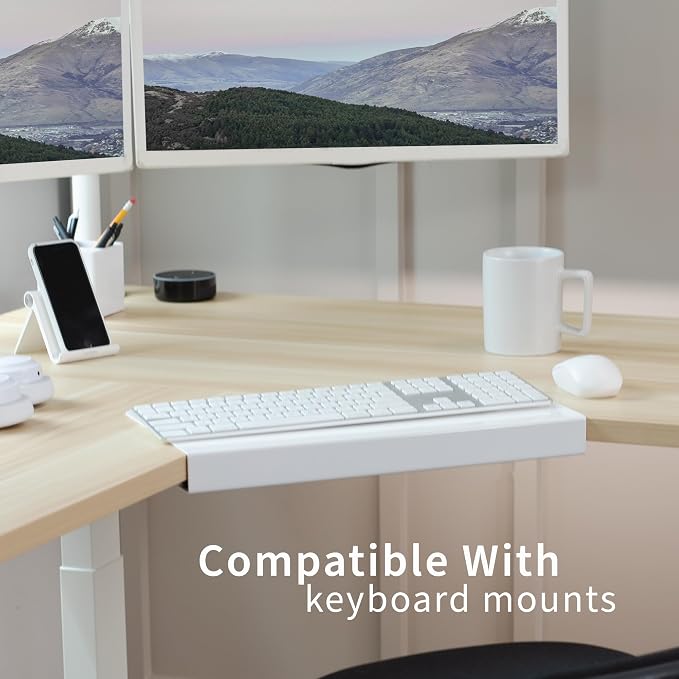 VIVO 17 inch Corner Desk Connector Sleeve - Image 8