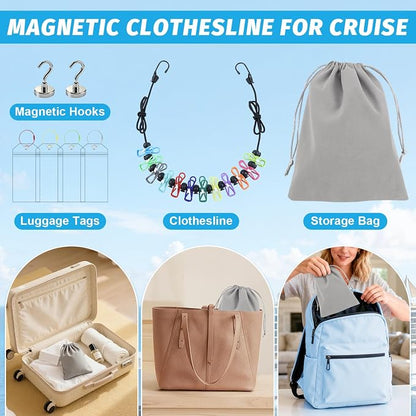 Travel Clothesline for Cruise Retractable Clothesline - Image 7