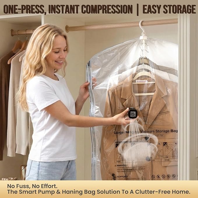 TAILI Hanging Vacuum Storage Bags - Image 7