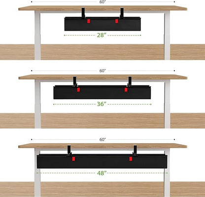 KEEGH Large 36" Under Desk Cable Management Tray - Image 8