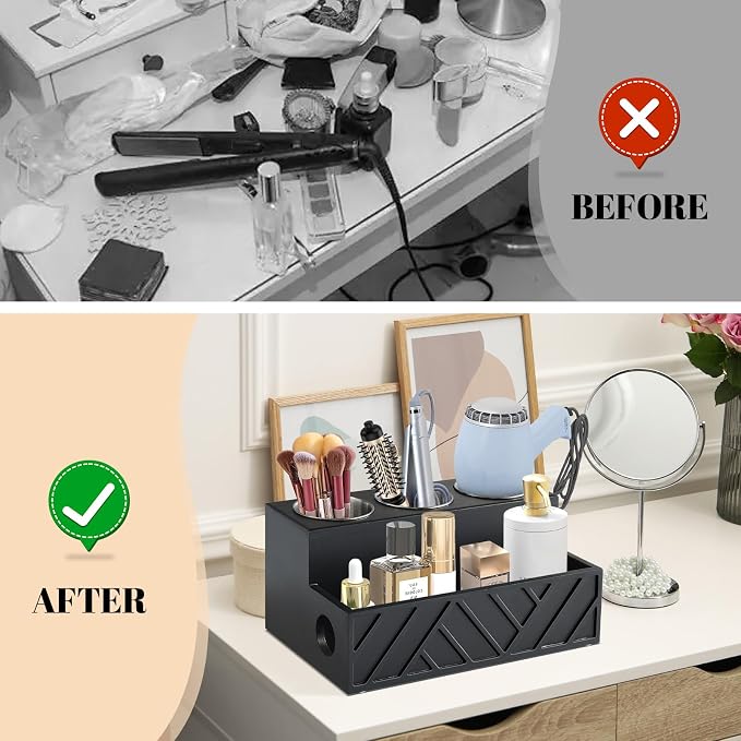 Unistyle Hair Tool Organizer, Wall Mounted, Bathroom Countertop, Vanity - Image 5