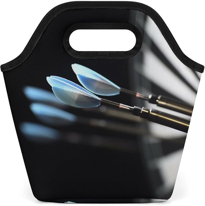 Darts Arrows Lunch Bag Cooler Bag Tote Bags | Reusable Portable Lunch Box by Unknown