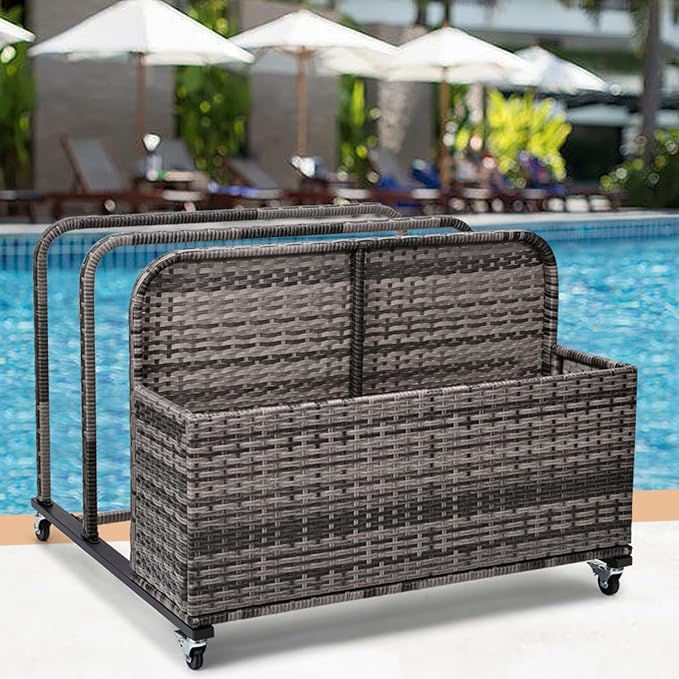 Poolside Float Storage Organizer, Pool Toy Storage Holder by LeewooJardin