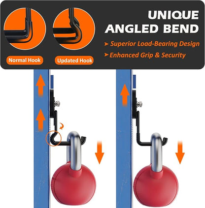 MUTUACTOR New Upgraded Strong Magnetic Hooks, 20lbs Anti-Scratch Magnet Storage - Image 2
