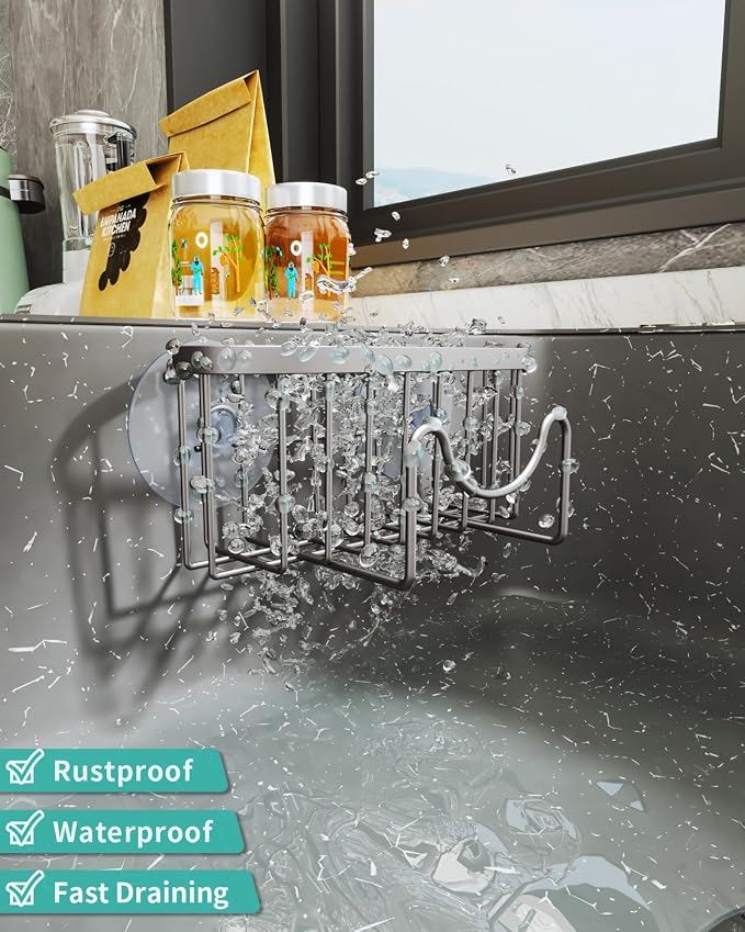HapiRm Multifunctional Kitchen Sponge Holder - Image 4