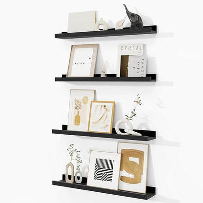 Fun Memories Picture Ledge Shelf, 24 Inch Picture Shelves by FunMemories