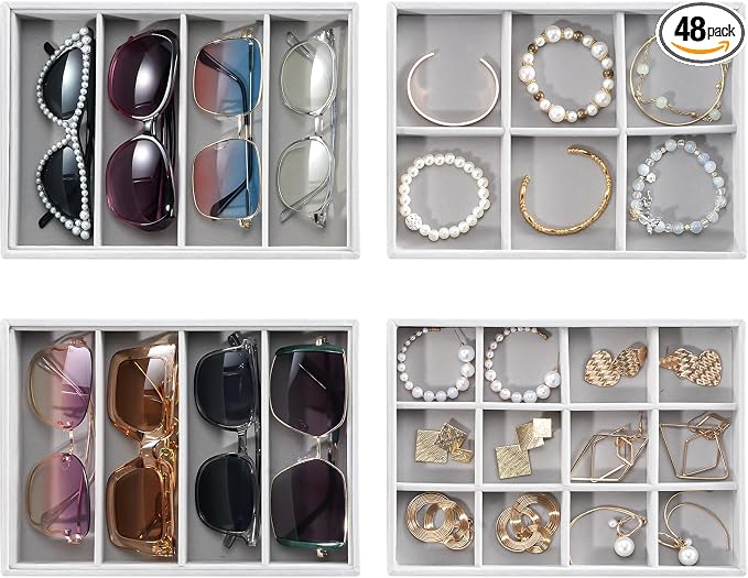 ProCase Stackable Jewelry Organizer Trays by ProCase