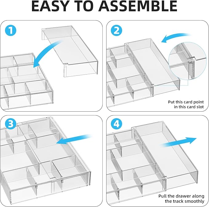 Marbrasse Expandable Desk Drawer Organizer, Desk Organizers and Accessories - Image 7