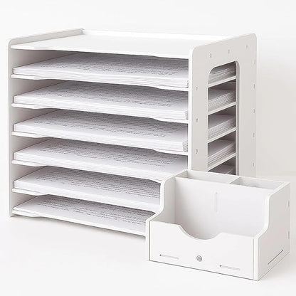 Extra Large A3 Paper Storage Unit, 11x17 Paper Organizer, Tiered Stationery by Unknown