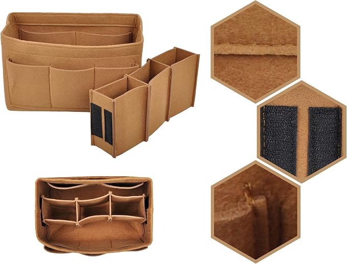 Vercord Felt Purse Organizer Handbag Insert Liner Shaper Bag in Bags - Image 3