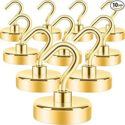 Neosmuk Magnetic Hooks, Heavy Duty 85lb+ Strong Magnet Hook by Neosmuk