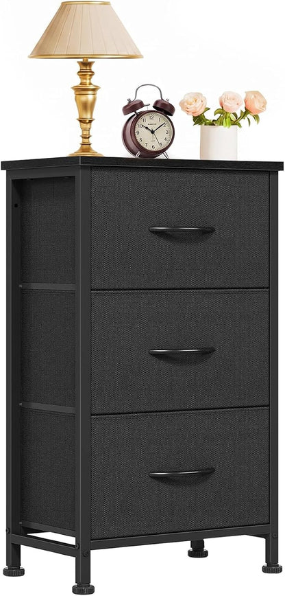 3 Drawers Dresser for Bedroom Fabric Storage Tower by SageNest
