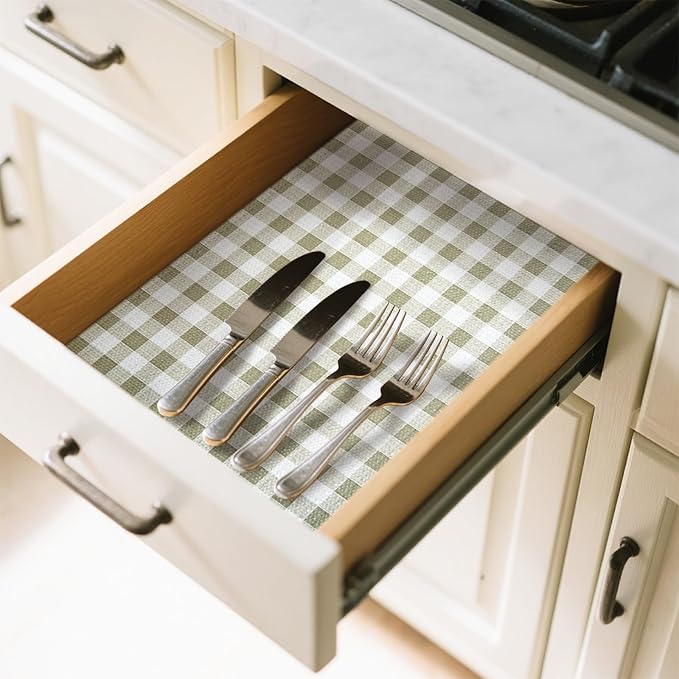 Drawer Liner and Shelf Liner for Kitchen Cabinet Liner Non-Adhesive Non-Slip - Image 5