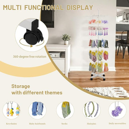 Retail Display Stand Rotating Display Rack 5 Tier Spinning Display Stand - Image 4