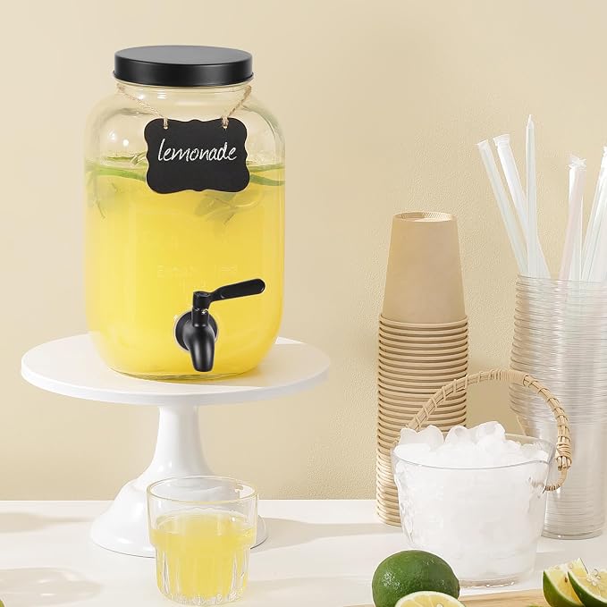 1 Gallon Drink Dispenser with Spigot 18/8 Stainless Steel – Airtight & - Image 3