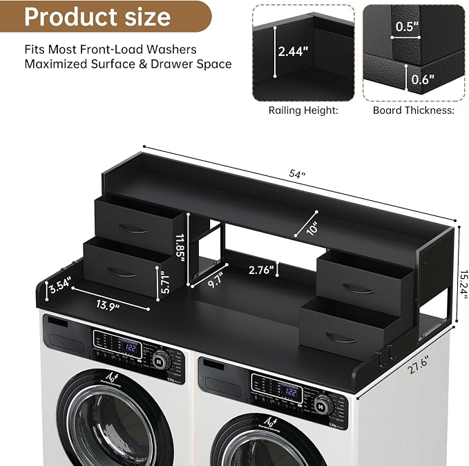 4 Drawers Washer Dryer Countertop - Image 7
