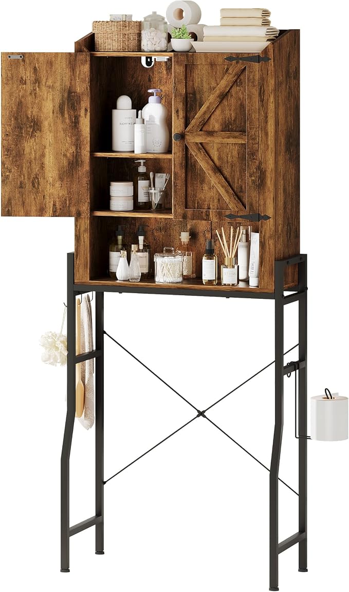 Over The Toilet Storage Cabinet, Over Toilet Organizer - Image 9