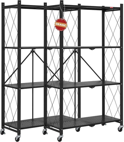DEANIC 4 Tier Foldable Storage Shelves by ShowNow