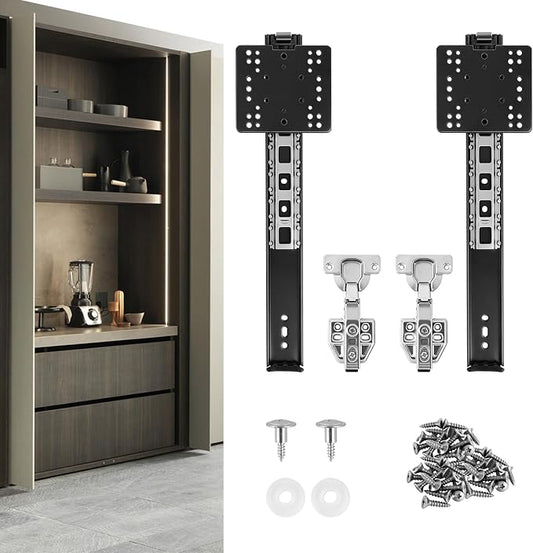 YJINGRUI Cabinet Pocket Door Slide 24 inch, Pocket Door Slides by YJINGRUI
