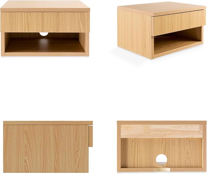 JONATHAN Y NST2002C Ettore 15.71" Mid-Century Modern Floating Wall Mounted - Image 5
