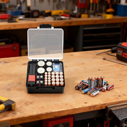 Battery Storage Organizer Box, Holder Container Bag - Image 8