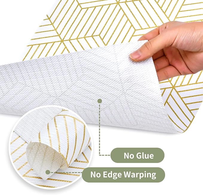 Shelf Liners for Kitchen Cabinets 35.4 in X 19.69 Ft, Non Adhesive Cabinet - Image 7