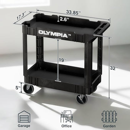 Olympia Tools 87-884-917 Indoor Outdoor Heavy Duty Rolling Utility Cart - Image 4