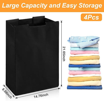 4 Pcs Laundry Sorter Replacement Bags Hamper Cart Removable Replacement Laundry - Image 2