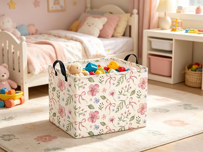 Rectangular Baby Kids Storage Basket - Image 6