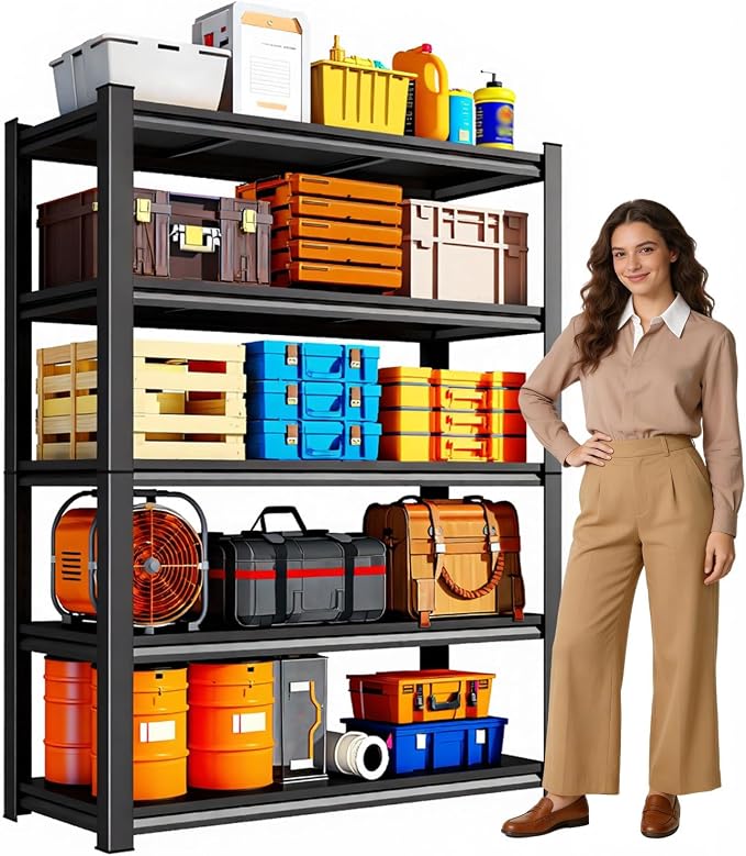 36" W Storage Shelves 5 Tier Garage Shelving Heavy Duty Shelving 2000 LBS by KILISTEELS