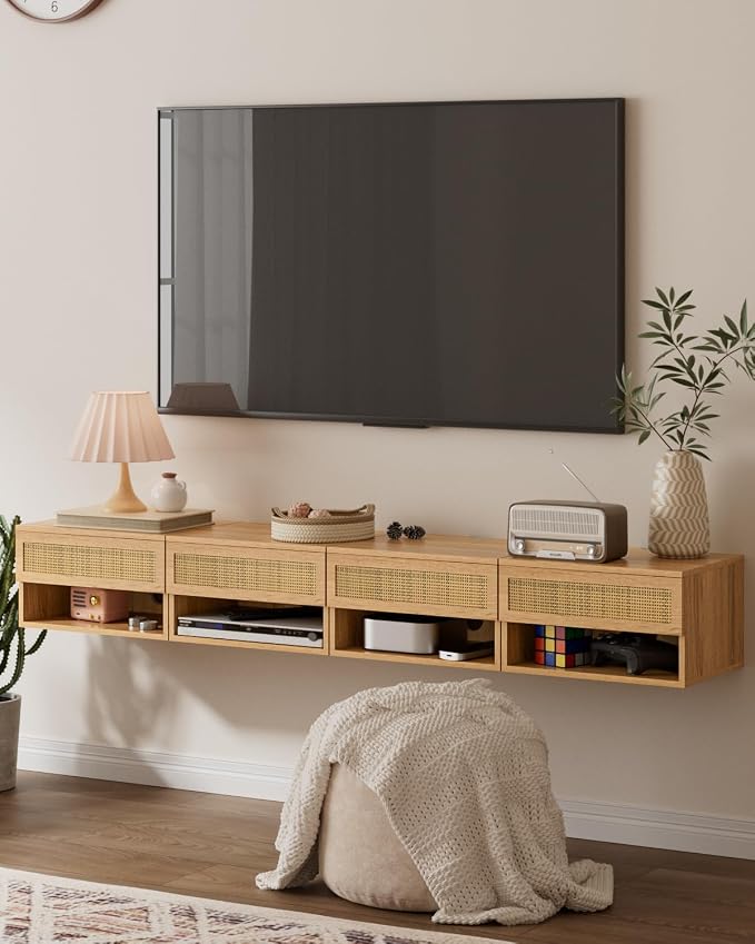 Floating Nightstand, Small Modern Floating Nightstand - Image 7