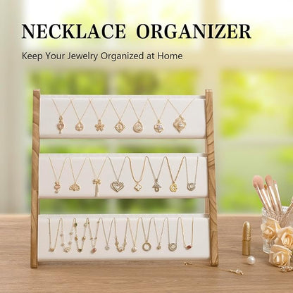 Necklace Holder, 3 Tier Necklace Organizer Stand - Image 5