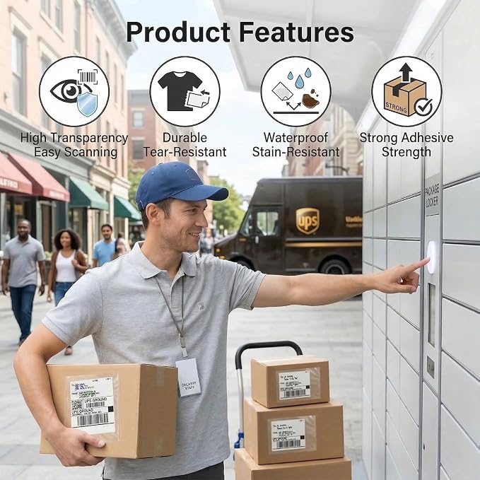9527 Product 7.5" x 5.5" Packing List Envelope, Waterproof Top Loading Packing - Image 3