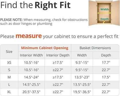 Expandable Pull Out Drawers for Cabinets, Kitchen Cabinet Slide Out Shelves - Image 6