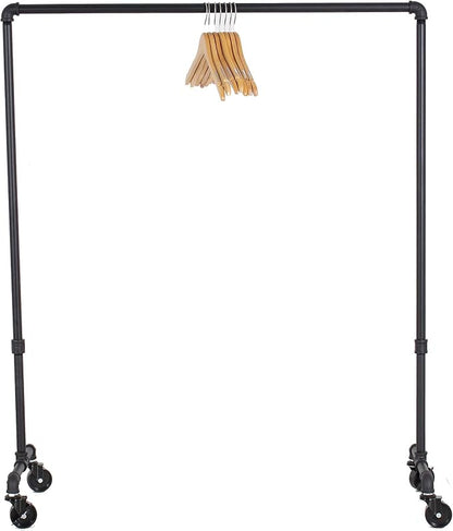William Roberts Vintage Industrial Heavy Duty Hanging Rod Garment Rolling - Image 2