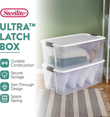 Sterilite 16-Pack Ultra Latching Box, Storage Bins - Image 3