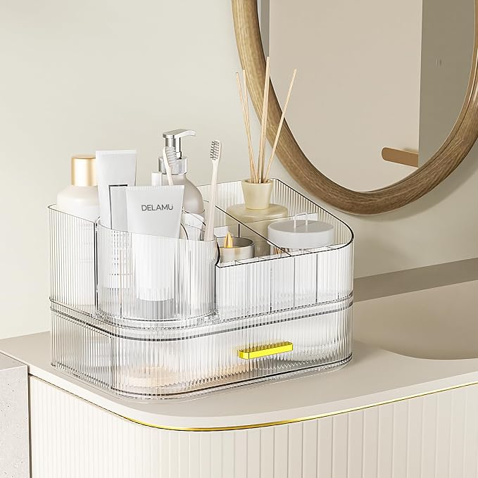 Delamu Makeup Organizer for Vanity - Image 9