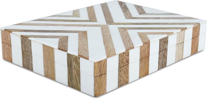 Handicrafts Home White Decorative Storage Box by HandicraftsHome