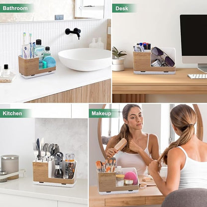 Toothbrush Holders for Bathrooms Countertop Organizer and Storage, Kids - Image 7