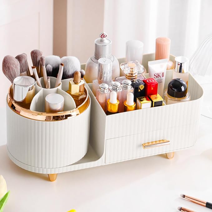 Rotating Makeup Organizer for Vanity by COMFYROOM