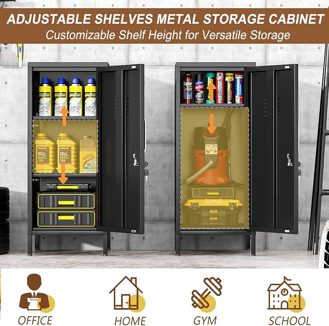pozdeg 35.43" Metal Storage Locker - Image 6