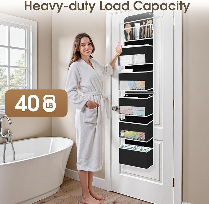 6-Tier Over The Door Organizer Hanging Storage Organizers - Image 5