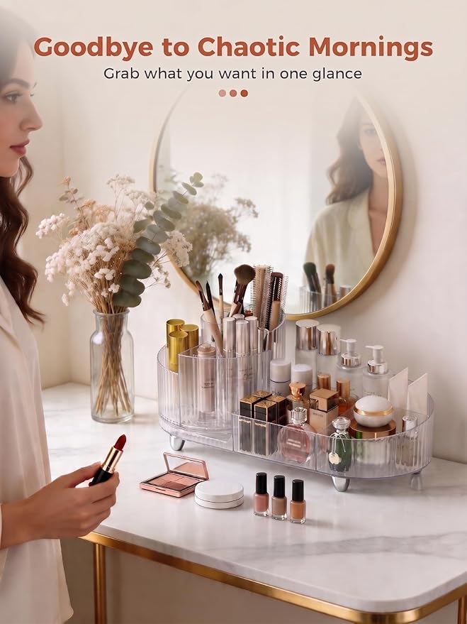 Booklov Rotating Makeup Organizer - Image 5