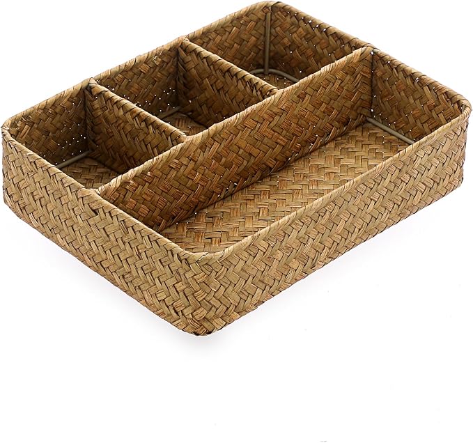 BTSKY Desk Drawer Organizer Tray, Coffee Station Organizer Tea Bag Organizer by BTSKY