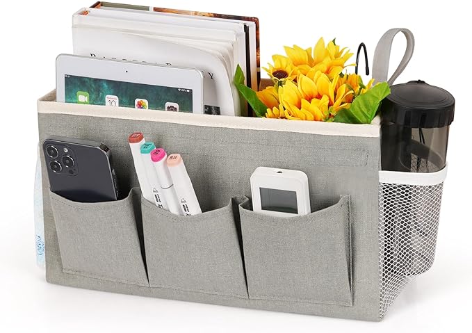 Bedside Storage Caddy/Bedside Hanging Storage Bag by Ozzptuu