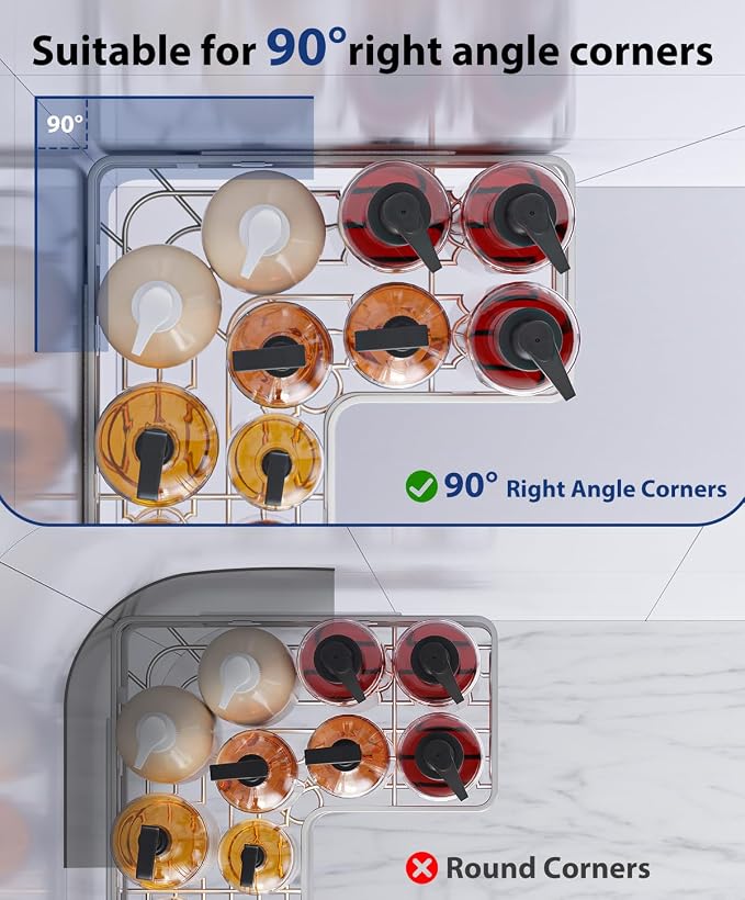 3 Pack Corner Shower Caddy Organizer, Rustproof Corner Shower Shelves, No - Image 2