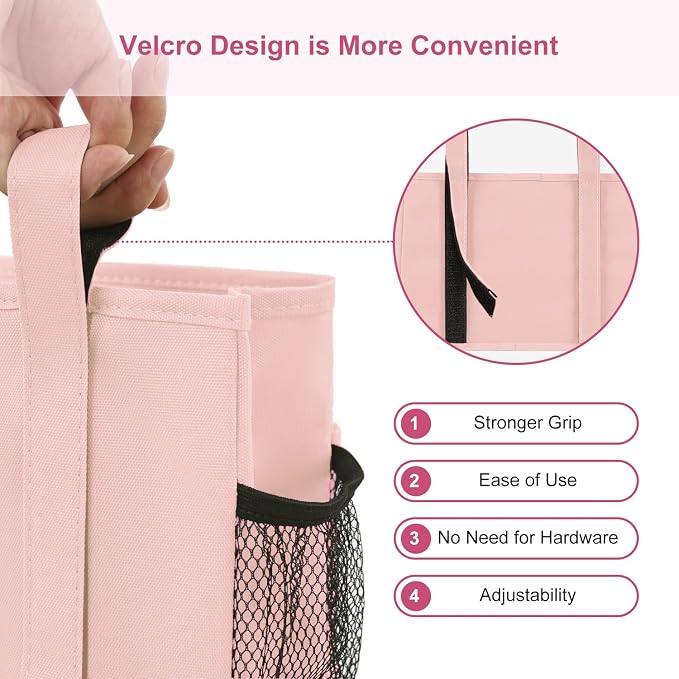 Surblue Bedside Caddy Hanging Bed Organizer Storage Bag Pocket - Image 5