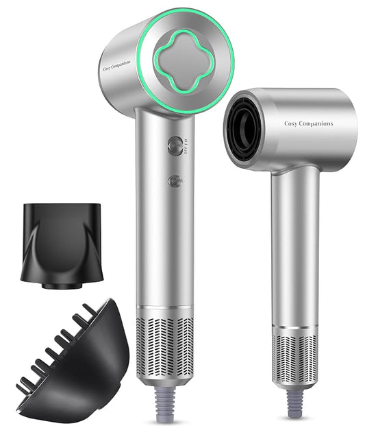 Hair Dryer - 150000 RPM High-Speed Brushless Motor Negative Ionic Blow Dryer by CosyCompanions