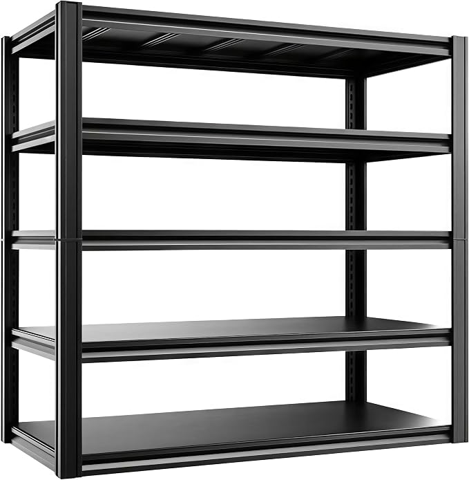 5-Tier 55" W x 24" D x 84" H Garage Shelving 5000LBS Storage Shelves Heavy Duty by LIJIUHOME